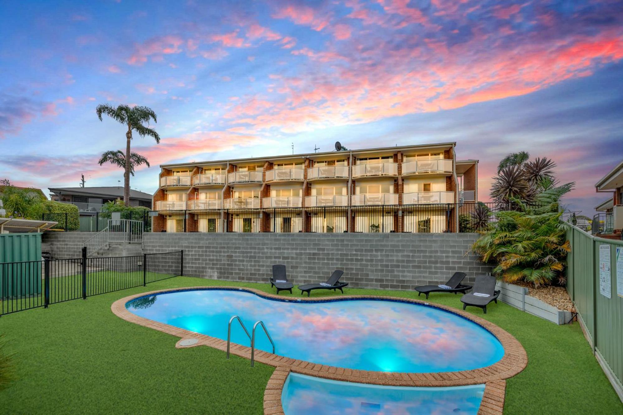Sapphire Waters Motor Inn Merimbula Exteriér fotografie